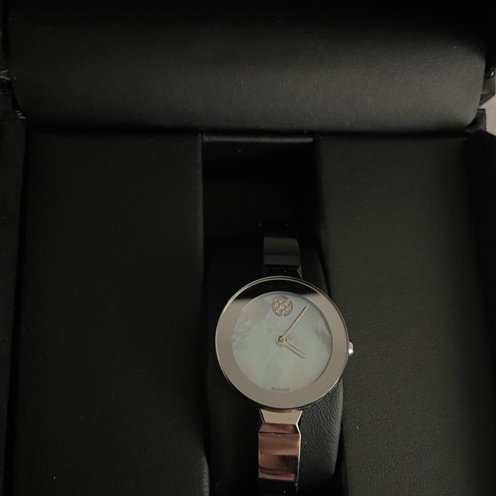 Movado Silver Watch - Picture 4 of 9